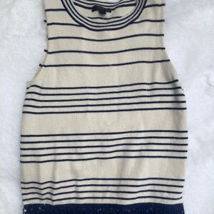 J.Crew knit tank with ruffle hem